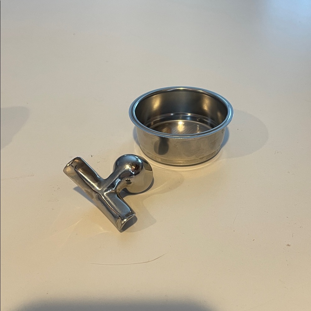Portafilter 54mm Two Ear Double Spout w/Detachable handle and Spout - Espresso - Picture 8 of 13